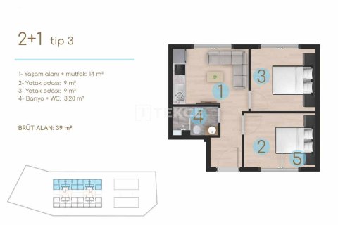 2+1 Appartement à Cesme, Turkey No. 17560 26