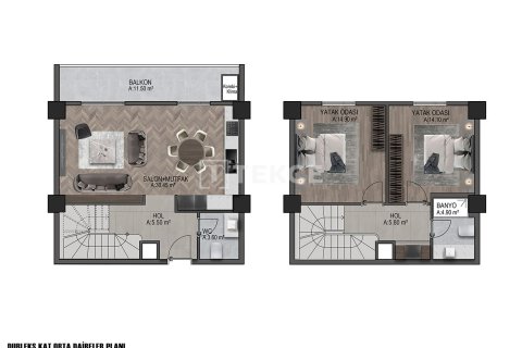 Квартира 2+1 в Бурса, Турция №91002 18