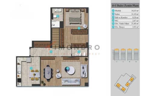 4+1 Apartment en Kadikoy, Turkey No. 21907 14