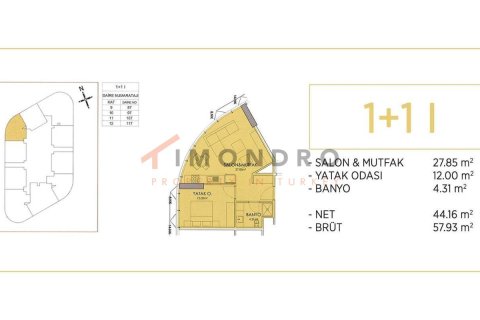 1+1 Apartment in Kadikoy, Turkey No. 17942 16