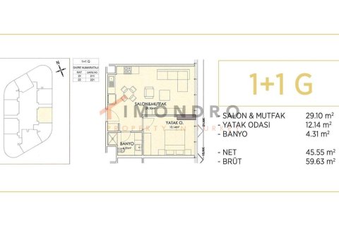 1+1 Apartment in Kadikoy, Turkey No. 17942 18