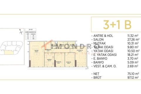 1+1 Apartment in Kadikoy, Turkey No. 17942 4