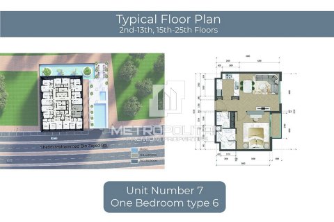 1 dormitorio Apartment en Jumeirah Village Triangle, UAE No. 7420 10