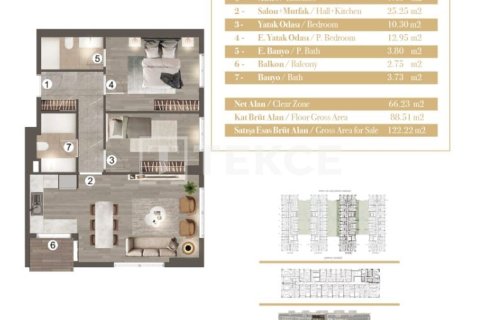 3+1 Apartment in Istanbul, Turkey No. 17401 4