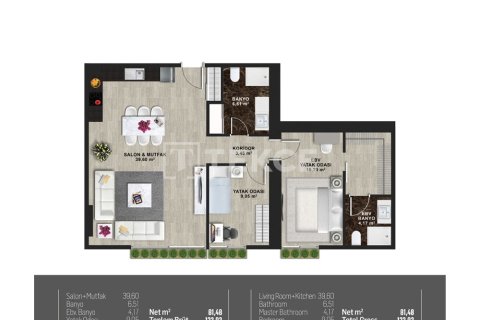 3+1 Appartement à Istanbul, Turkey No. 23663 30