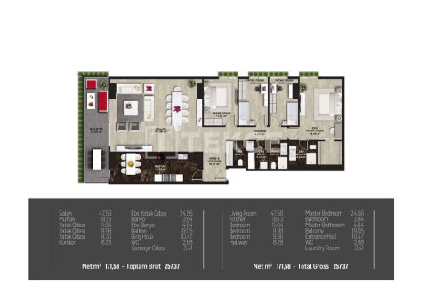 1+1 Appartement à Istanbul, Turkey No. 23661 23