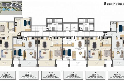 2+1 Penthouse à Alanya, Turkey No. 23673 24