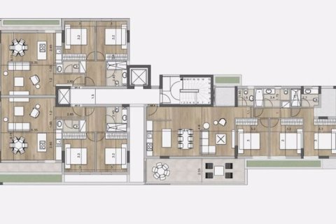 3 dormitorios Apartment en Limassol, Cyprus No. 42214 5