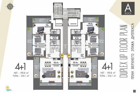 Квартира 1+1 в Аланья, Турция №44225 22