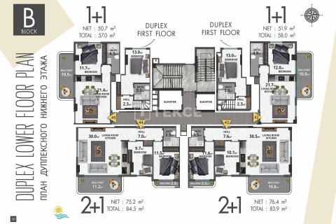 1+1 Apartment in Alanya, Turkey No. 44225 15