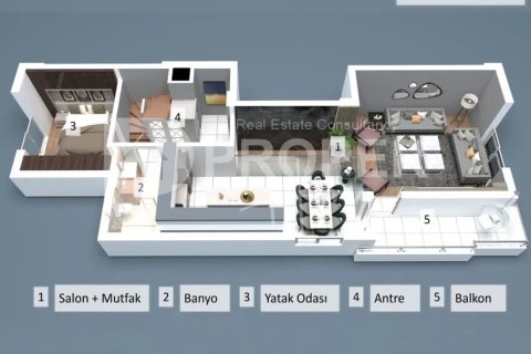 5 habitaciones Apartment en Muratpasa, Turkey No. 22269 13