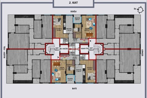 4+1 Penthouse à Antalya, Turkey No. 14019 4