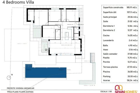 3 dormitorios Villa en Benissa, Spain No. 25825 22