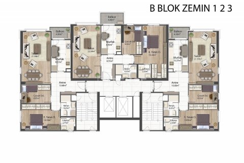 3+1 Appartement à Istanbul, Turkey No. 11245 25