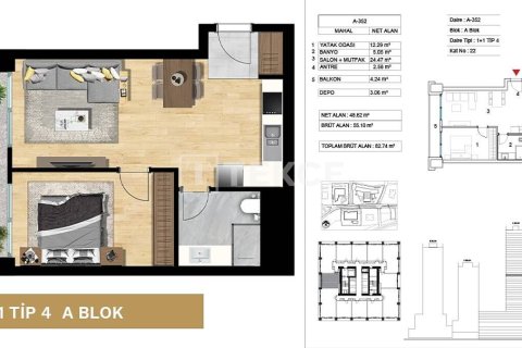 3+1 Apartment in Istanbul, Turkey No. 11272 30