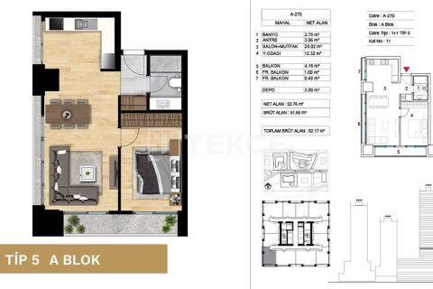 3+1 Apartment in Istanbul, Turkey No. 11272 29