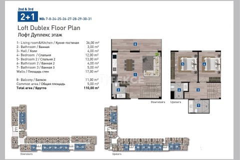 1+1 Appartement à Antalya, Turkey No. 21537 20