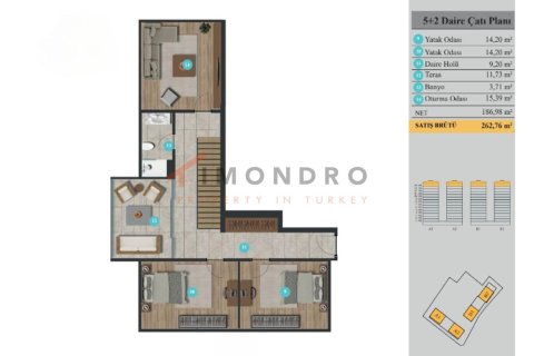 6+1 Appartement à Kadikoy, Turkey No. 21908 15