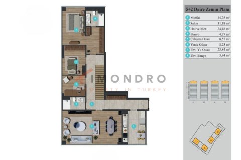 6+1 Appartement à Kadikoy, Turkey No. 21908 14