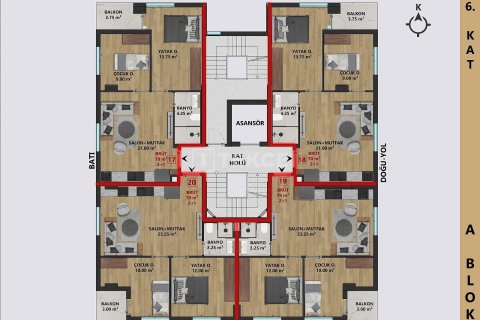 3+1 Penthouse à Antalya, Turkey No. 27937 8