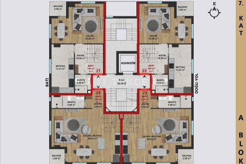 3+1 Penthouse à Antalya, Turkey No. 27937 15