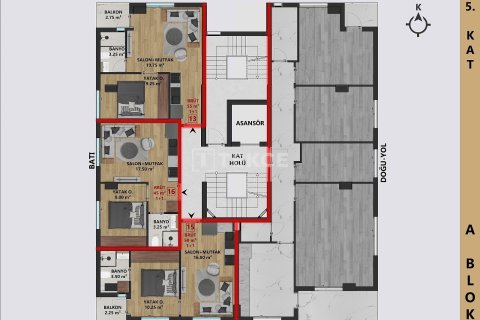 3+1 Penthouse à Antalya, Turkey No. 27937 13