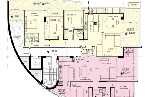 3 dormitorios Apartment en Agios Athanasios, Cyprus No. 35145 2