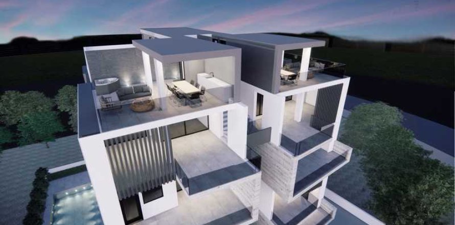 3 dormitorios Penthouse en Germasogeia, Cyprus No. 65889