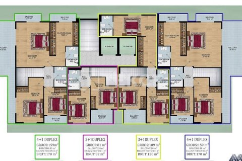 3+1 Appartement à Alanya, Turkey No. 11907 21