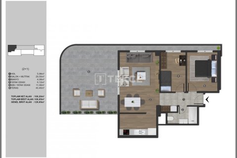 1+1 Appartement à Istanbul, Turkey No. 13705 9