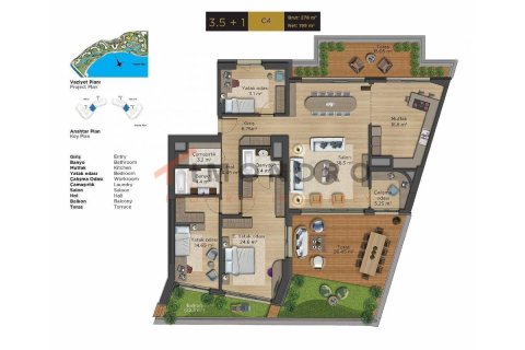 4+1 Apartment in Bakırköy, Turkey No. 17955 26