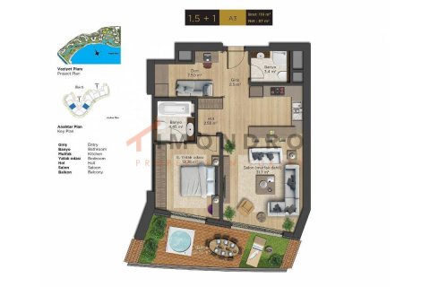 4+1 Apartment in Bakırköy, Turkey No. 17955 17