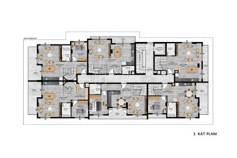 3+1 Penthouse à Alanya, Turkey No. 22221 28