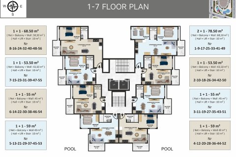 4+1 Penthouse à Alanya, Turkey No. 20790 8