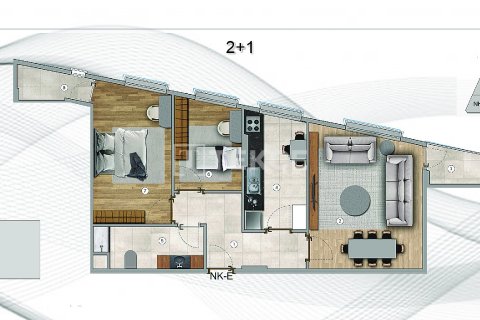 3+1 Appartement à Istanbul, Turkey No. 17527 13