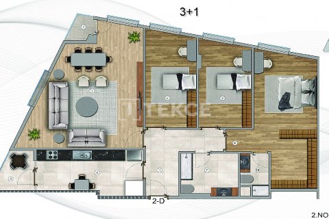 3+1 Appartement à Istanbul, Turkey No. 17527 16