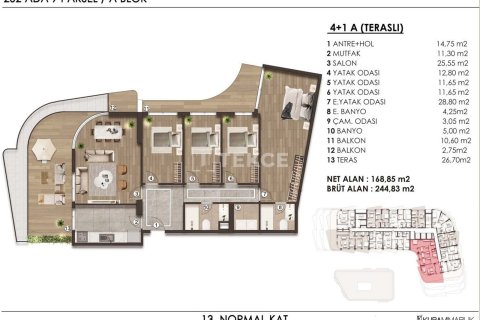 2+1 Apartment in Bueyuekcekmece, Turkey No. 17530 27