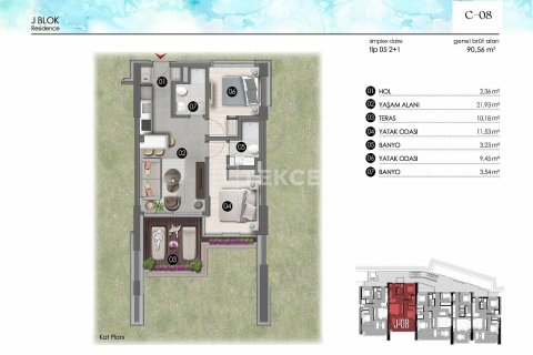 3+1 Apartment in Bodrum, Turkey No. 11085 26