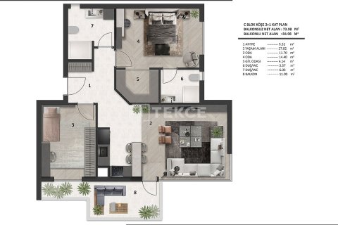 2+1 Apartment en Aksu, Turkey No. 16507 2