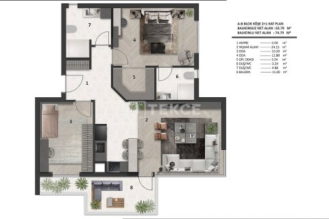 2+1 Apartment in Aksu, Turkey No. 16507 4