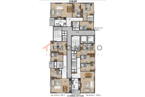 5+1 Apartment in Kadikoy, Turkey No. 17443 5