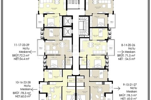 2+1 Appartement à Alanya, Turkey No. 22211 27