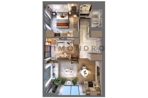 1+1 Apartment en Istanbul, Turkey No. 20614 12