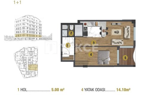 2+1 Penthouse à Antalya, Turkey No. 17675 18