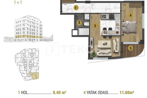 2+1 Penthouse en Antalya, Turkey No. 17675 19