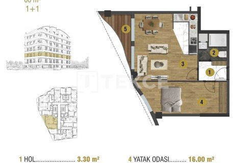 2+1 Penthouse à Antalya, Turkey No. 17675 21