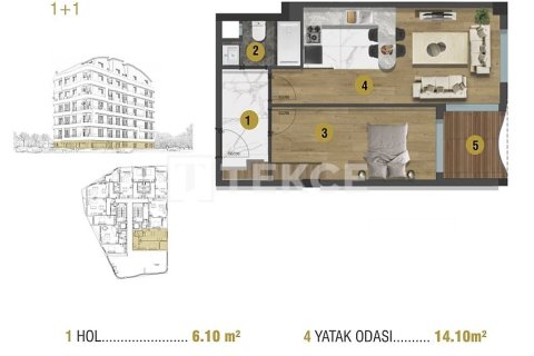 2+1 Penthouse à Antalya, Turkey No. 17675 11