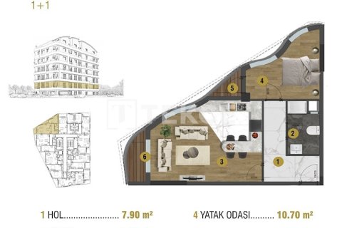 Пентхаус 2+1 в Анталья, Турция №17675 14