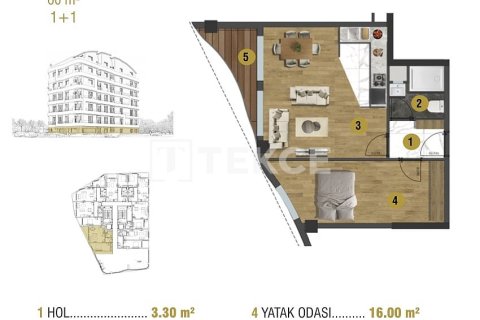 Пентхаус 2+1 в Анталья, Турция №17675 5