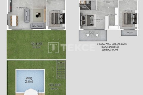 3+1 Appartement à Alanya, Turkey No. 14727 28